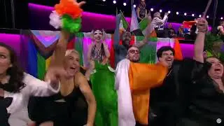 Bambie Thug's (Ireland) first reaction to the final points in Eurovision Song Contest 2024