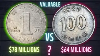 Which Coin Holds More Value? Old China 1 Yuan vs Korea 100 Won Comparing Rare Coins