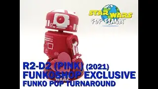 R2-D2 (Pink Valentine) #420 (2021) - Star Wars Funko Pop Turnaround
