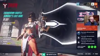 Overwatch 2 1/24/26 stream - early morning arrows in comp. Current rank - plat 5.