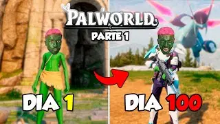 SOBREVIVI 100 DIAS EM PALWORLD -  PARTE 1