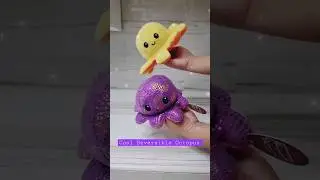 Reversible Flip Stuffed Octopus  Doll  Double-sided#reversibleoctopus#shorts#foryou#satisfying