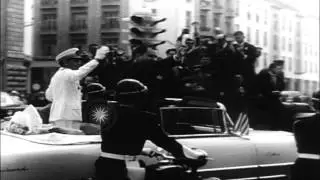 United States Vice President Richard Nixon visit Morocco and meet Sultan Muhammad...HD Stock Footage