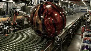 Inside A Bowling Ball Factory:  How These 16-Pound Spheres are Perfectly Crafted
