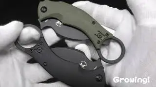 FOX KNIVES【フォックス ナイブス】■ 「ブラックバード」カランビット【N690Co】【ホークビル】【ブラック・ODグリーン】【G-10】BLACK BIRD