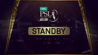 LIVE - HBL PSL Player Auction 2026