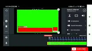 how to remove green screen lowerthird in kinemaster