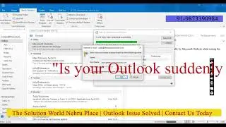 Outlook not Working | Password error | Outlook Password Pop up |Technical Channel,