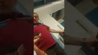 Охранник-маргинал в Барселоне. #criminal #barcelona#news