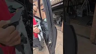 How to remove the Fisker Ocean Front door panel to gain access to the door handle.
