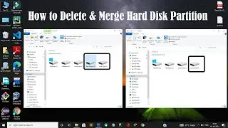 [Hindi] How to Delete and Merge Hard Disk Partition in Windows 10