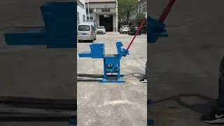 Manual clay brick making machine  lontto block machine maquina de ladrillos de cemento