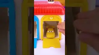 ASMR Video: Tayo the Little Bus Garage Playset Mc Queen - No Talking #mcqueen #asmr #shorts