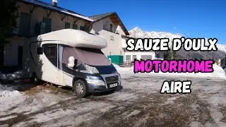 Sauze d'Oulx Motorhome Aire Tour