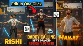 Free fire profile photo editing || trending chatgpt free fire id photo editing || viral photo edit 
