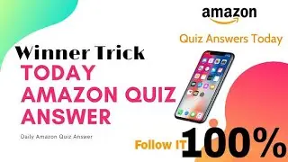 How To Win amazon quiz contest In Hindi| Amazon Quiz Winner Unboxing | Amazon Quiz winner Tricks
