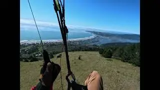 Mt. Tam Paragliding - a lovely paragliding sledder from Mount Tamalpais to Stinson Beach