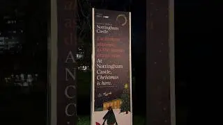 Christmas market at nottingham castle #shorts