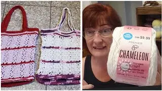 Scrap Yarn Crochet Market Bag | Does Premier Chameleon Yarn Keep Color Change Effect Long Term?