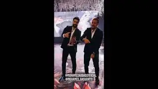 النجم محمد عباس في فرح أحد أصدقائه