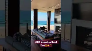 $30M Manhattan Beach Strand House Tour☀️😍🌴 #Shorts #ManhattanBeach #LuxuryRealEstate #LosAngeles