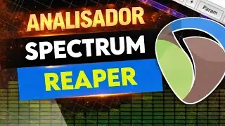 Analisador de Espectro REAPER gratuito.