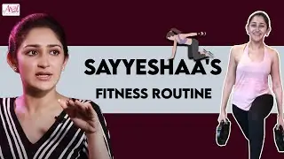 Simple Workout - Without Heavy Equipment | Sayyeshaa, Actor, Tamil, Arya, Fitness | AvalGlitz