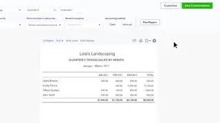 Customize Reports