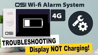 OSI 4G Wi-Fi Alarm System - TROUBLESHOOTING // Display Battery Charging Issues //OSI GO DIRECT