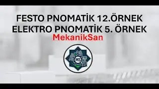 Festo pnömatik 12.örnek 3 silindirli eş zamanlı sistem senkronizasyon #festo #pnömatik
