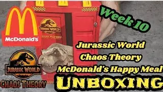 Jurassic World Chaos Theory Mcdonald's Happy Meal Toy UNBOXING! Week 10, a Pachyrhinosaurus!