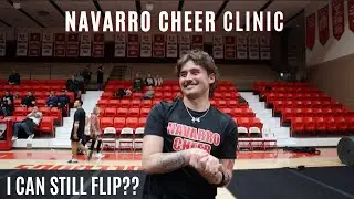 I CAN STILL FLIP?? - Navarro Cheer Clinic