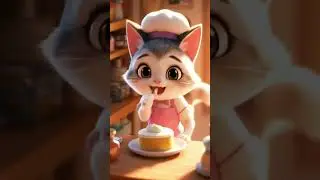 Chef Billi Ne Cake Banaya Aur Taste Kiya 😍🍰🐾