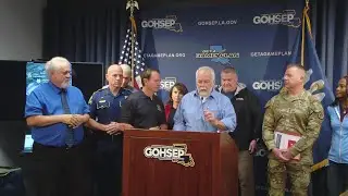 Louisiana leaders give updates on Tropical Storm Francine