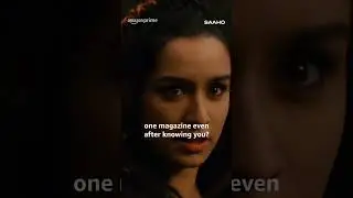 Amrithya is hurt by Saaho's Betrayal | Prabhas, Shraddha Kapoor | #primevideoindia