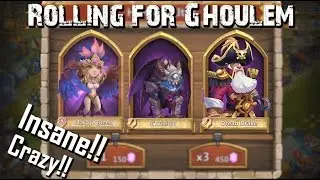 Castle Clash Rolling For Ghoulem! Insane Rolling!!
