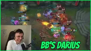 Caedrel Reacts To BB Completely SMURFING on Darius