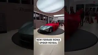 New Ferrari Roma Spider Sheet Pull Reveal