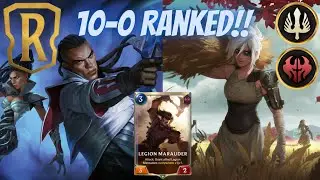 INSANE climbing deck!! | Rally with Marauder's! | Legends of Runeterra