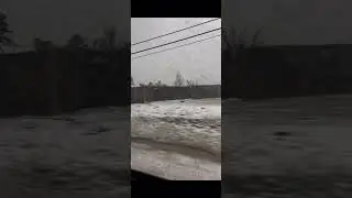 Tons of snowfall in southern GA#snowfall #weather #winterweather