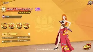 NAMI (SWORDMASTER) SKILL ANIMATIONS | OP: PIRATE DUEL |