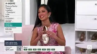 Franco Sarto CAROLYNN LOW LOAFERS on QVC Shoe Shopping with Jane Treacy & Jeannette Josue