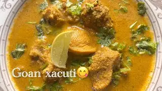 Goan Chicken Xacuti | Spicy, Rich & Full of Flavor! 😋😍🔥 #goanfood #chickenxacuti #goanrecipe
