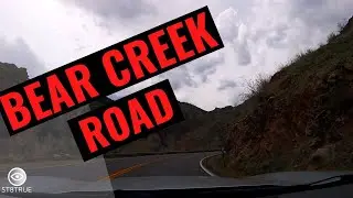 MOUNTAIN ROAD DRIVING UP BEAR CREEK ROAD. BEAR CREEK CANYON, MORRISON COLORADO