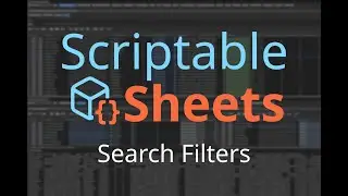 Scriptable Sheets: Search Filters