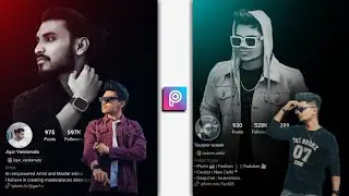 Instagram Viral Creative Dual Photo Editing | Creative Dual Photo Editing In Picsart ||