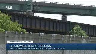 Richmond testing flood walls downtown