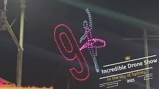 Sydney Sky Just Lit Up! 🎄 Christmas Drone Spectacular