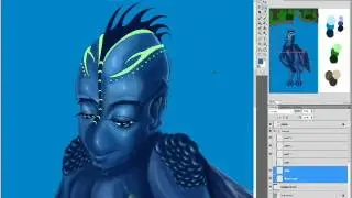 Speed Drawing || Water Imp || 1 of 4