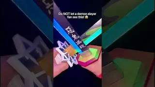 MY DEMON SLAYER BLADE GLOWSS!! 😱 #kimetsunoyaiba #anime #giyuutomioka #sanemi #viral #shorts #aura